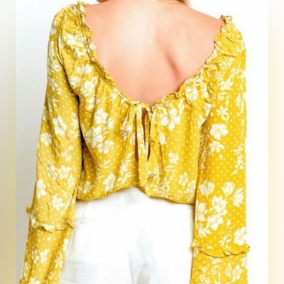 Intimately Free People One on One Date Bodysuit in Marigold Size Small GUC - Picture 3 of 9